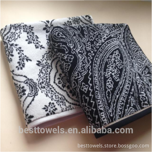High quality 100%cotton jacquard bath towel